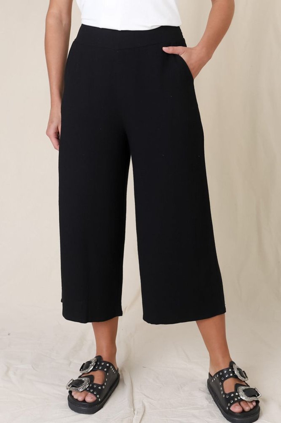 Bottoms Salty Crush | Wyatt Pants - Black
