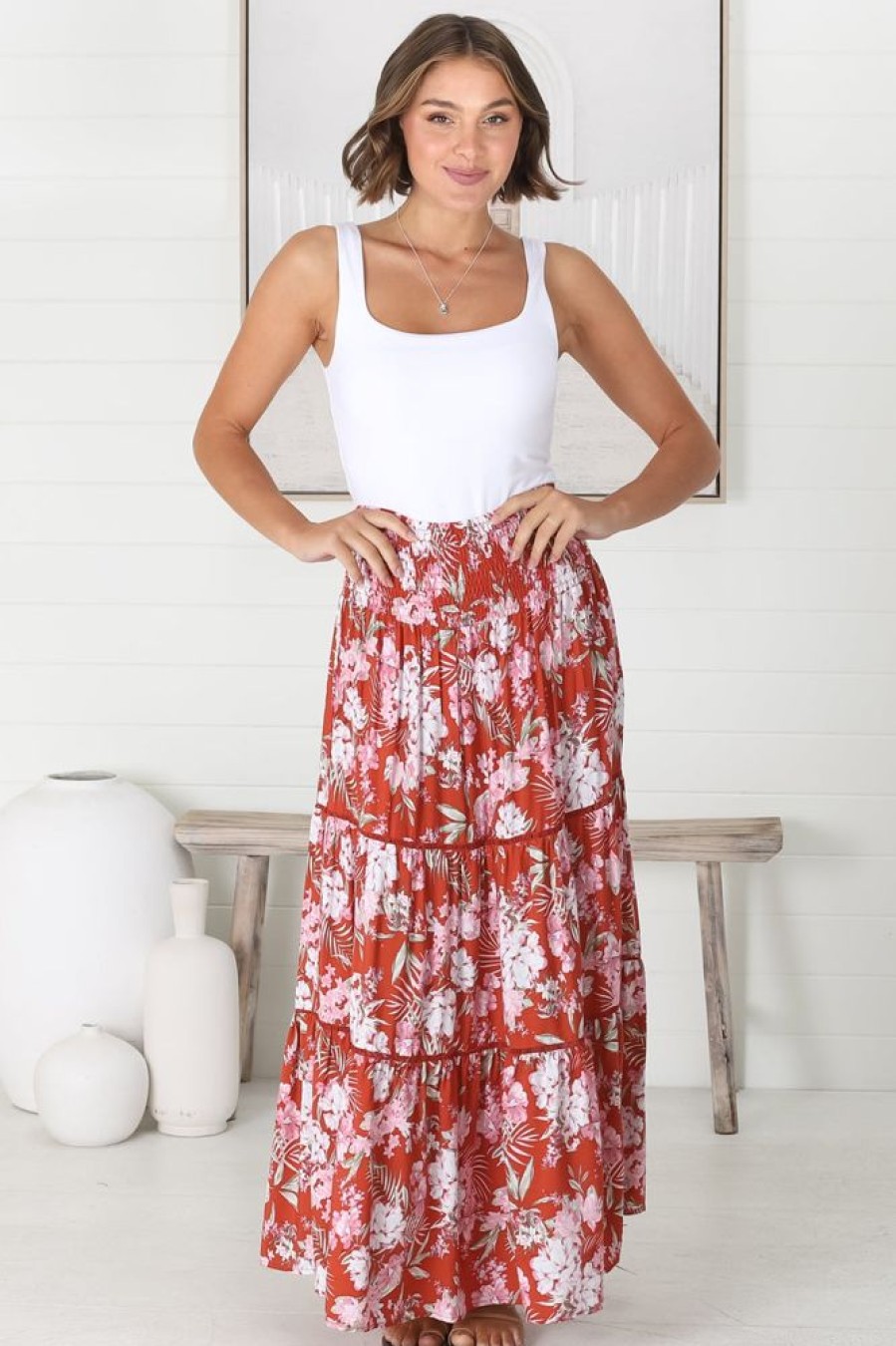 Bottoms Salty Crush | Willa Maxi Skirt / Midi Dress