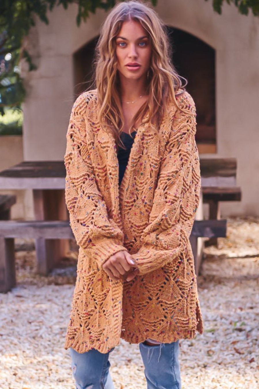 Jackets/Knitwear Salty Crush | Honour Cardigan - Mustard