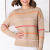 Jackets/Knitwear Salty Crush | Fletcher Knit Jumper - Camel
