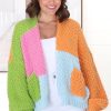 Jackets/Knitwear Salty Crush | Stacey Cardigan - Orange