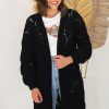 Jackets/Knitwear Salty Crush | Townsend Cardigan - Black
