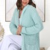 Jackets/Knitwear Salty Crush | Chase Cardigan - Mint