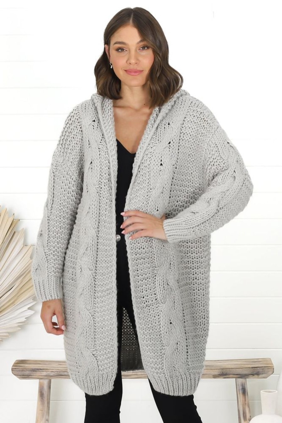 Jackets/Knitwear Salty Crush | Olga Cardigan - Grey