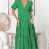 Dresses Salty Crush | Sarelle Midi Dress - Green
