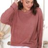 Jackets/Knitwear Salty Crush | Joanne Knit Top - Guava