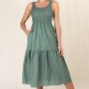 Dresses Salty Crush | Sarlie Midi Dress - Sage