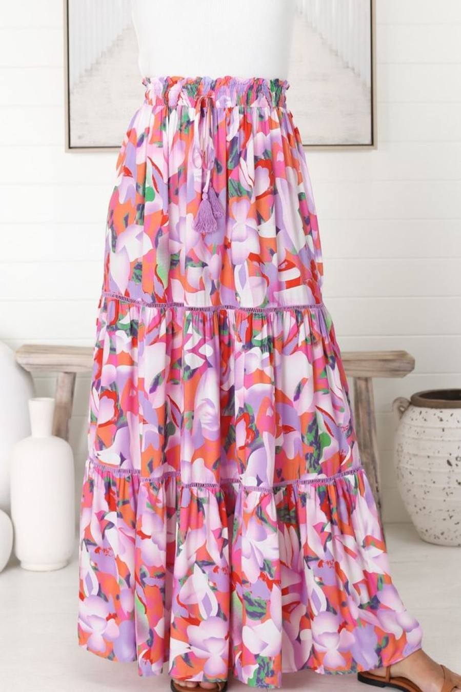 Bottoms Salty Crush | Zaya Maxi Skirt