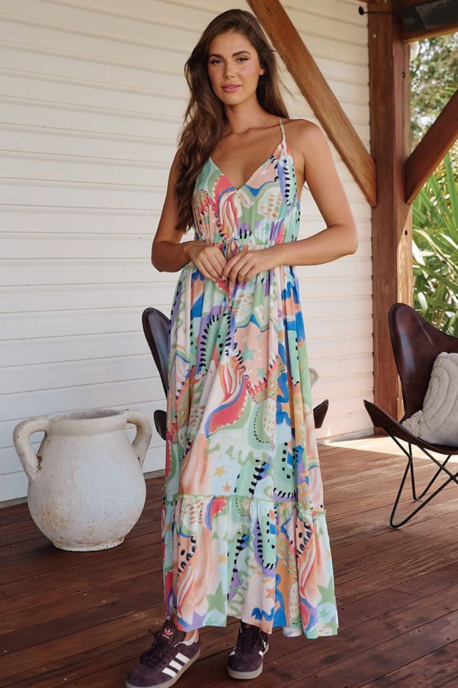 Dresses JAASE | Reef Maxi Dress - Electric Feels
