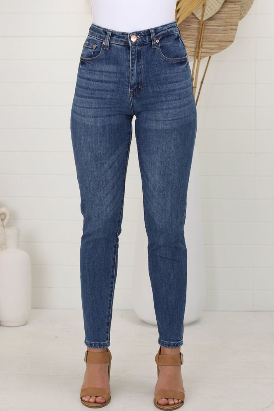 Bottoms Salty Crush | Huxley Jeans - Dark Denim