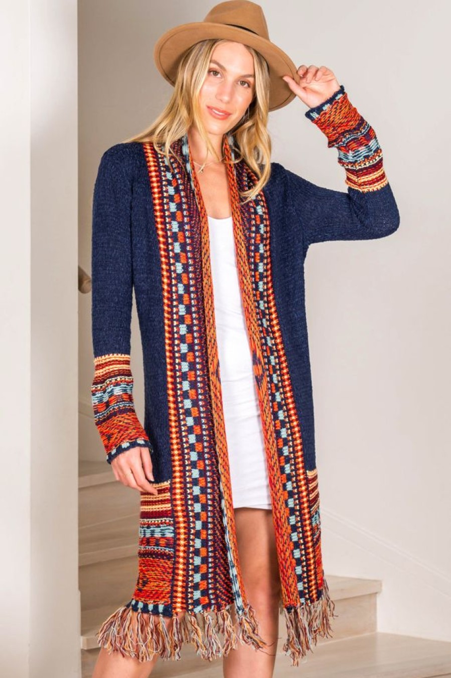 Jackets/Knitwear Salty Crush | Lily Cardigan - Navy