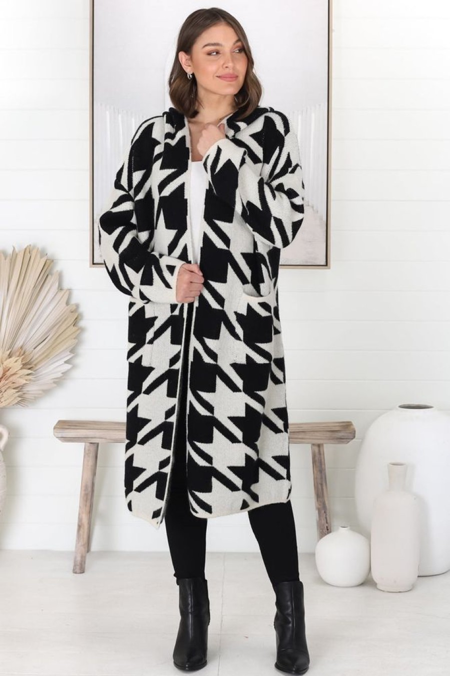 Jackets/Knitwear Salty Crush | Celie Cardigan - Black