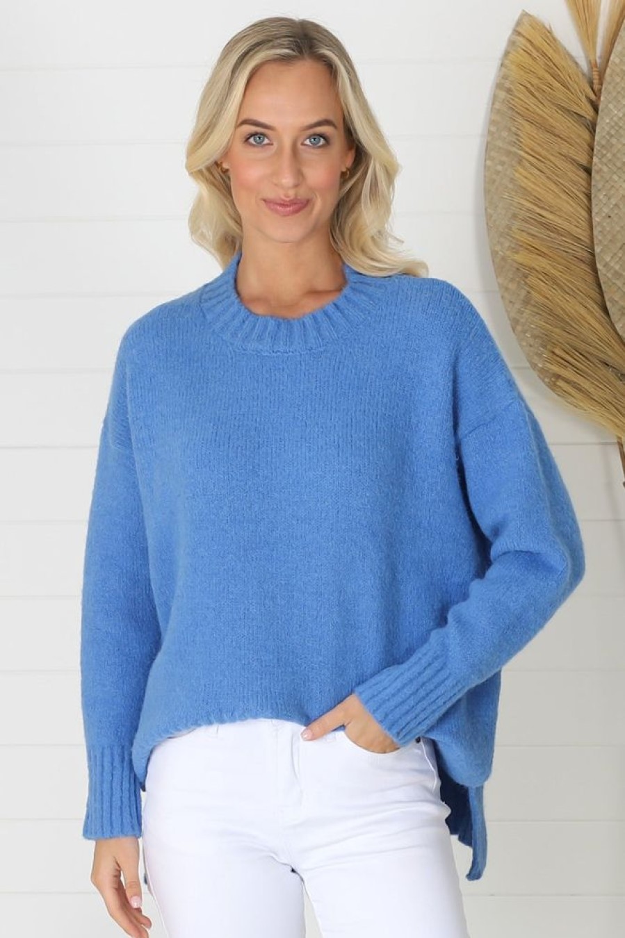 Jackets/Knitwear Salty Crush | Sammy Jumper - Blue