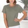 Tops Salty Crush | Luma T-Shirt - Khaki