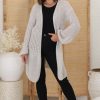 Jackets/Knitwear Salty Crush | Lockie Cardigan - Grey