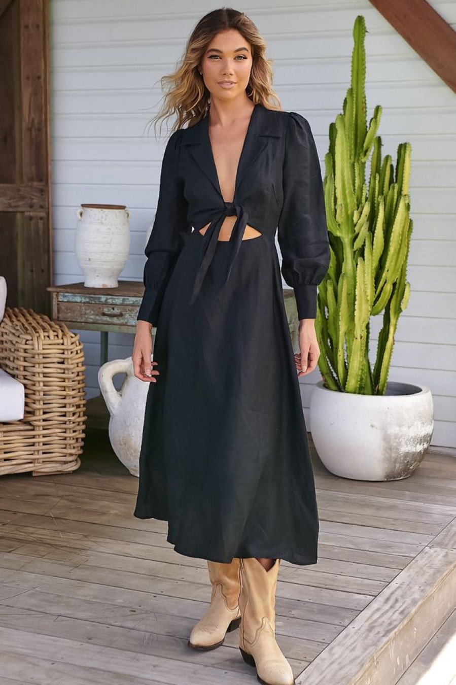 Dresses JAASE | Jules Midi Dress - Black