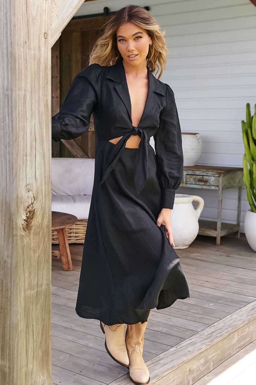 Dresses JAASE | Jules Midi Dress - Black
