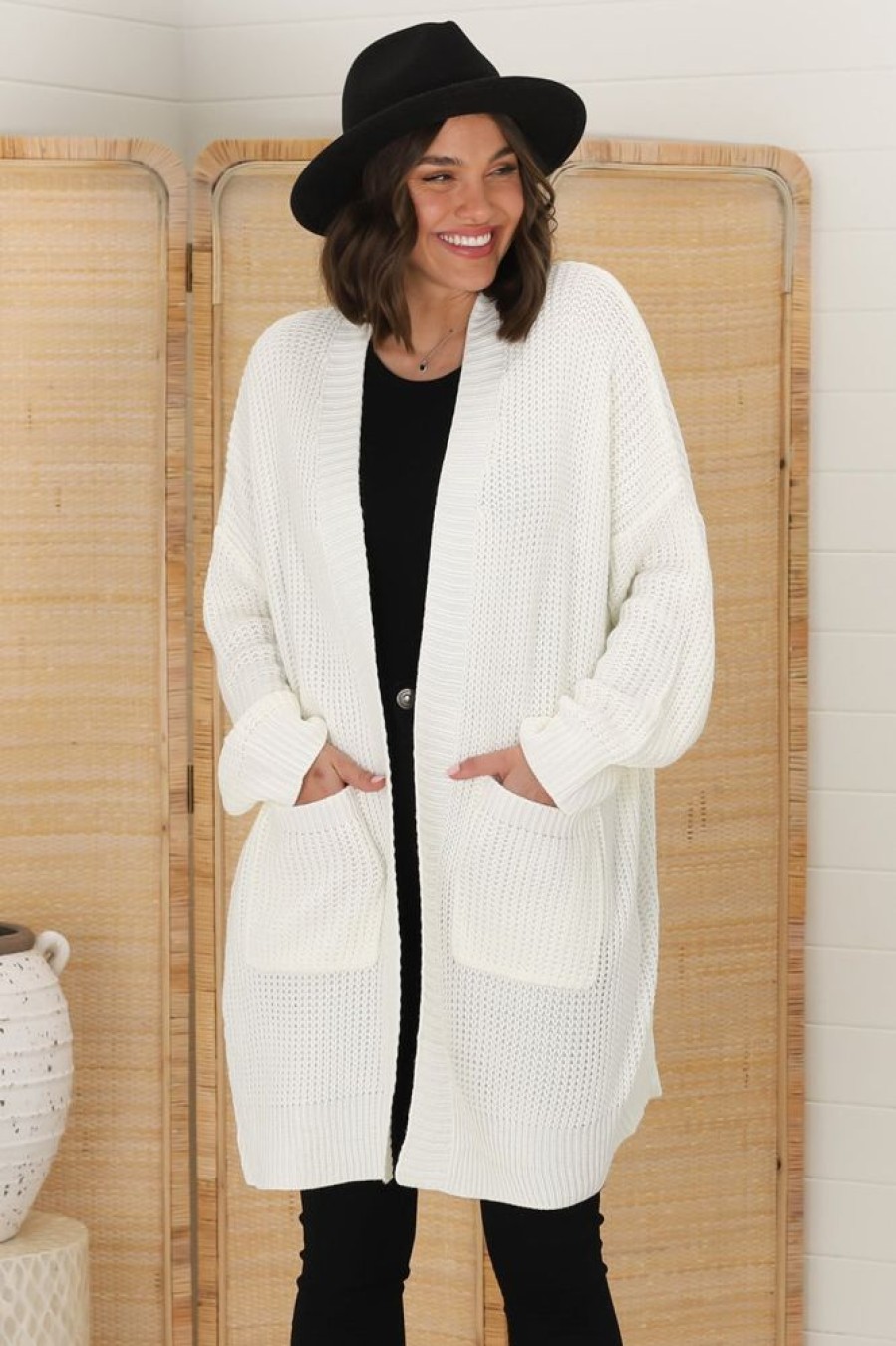 Jackets/Knitwear Salty Crush | Marlene Cardigan - Off White