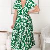 Dresses Salty Crush | Bree - Jaxie Midi Dress - Green