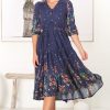 Jaase JAASE | Eve - Raining Flowers Midi Dress
