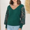 Jackets/Knitwear Salty Crush | Romina Jumper - Green