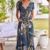 Jaase JAASE | Carmen - Indigo Maxi Dress