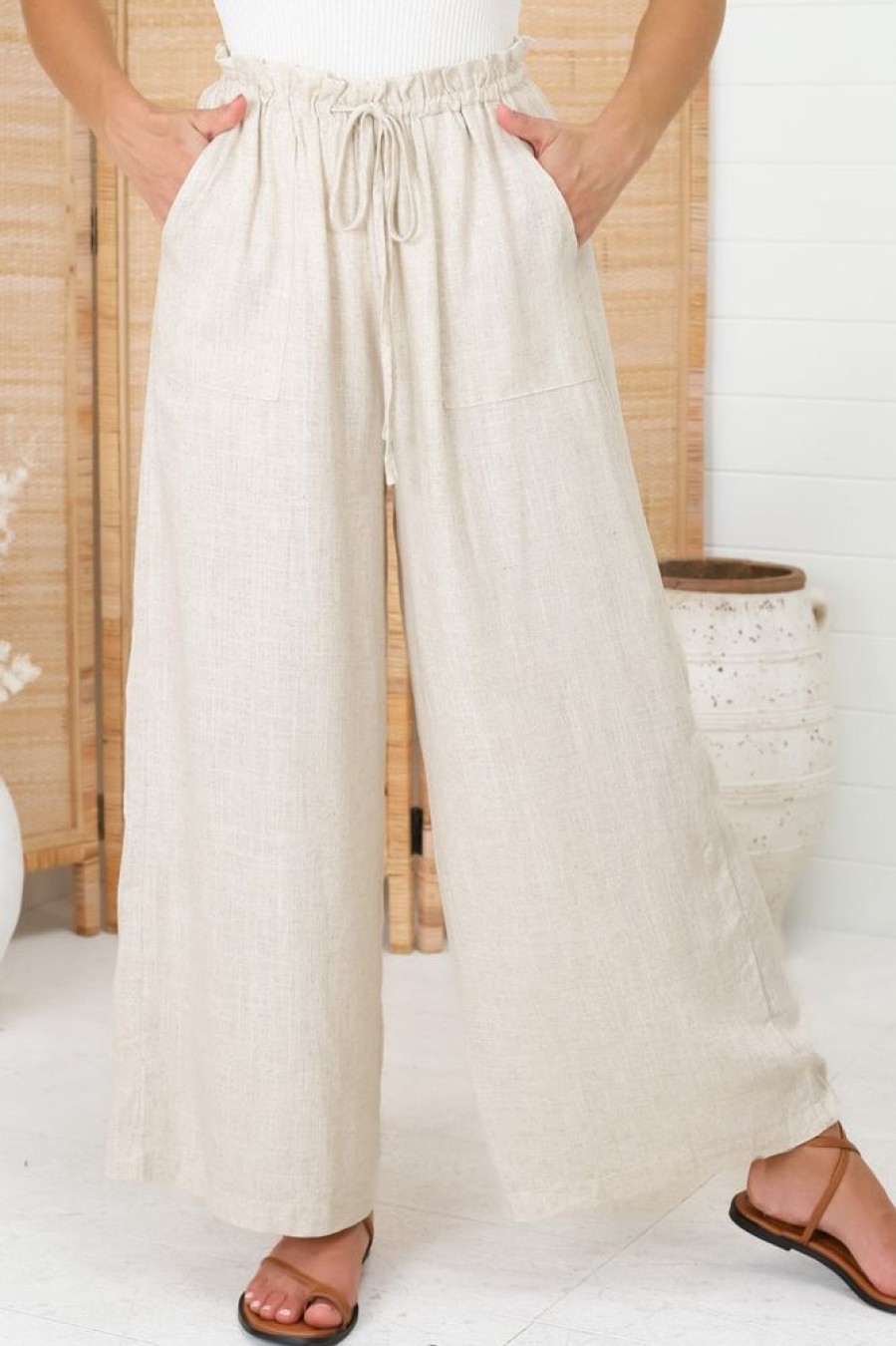 Bottoms Salty Crush | Falco Pants - Oat