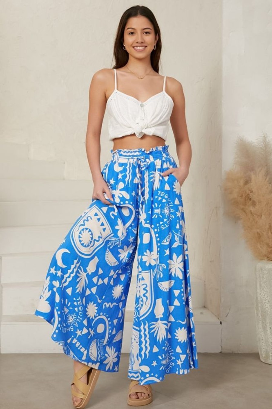 Bottoms Salty Crush | Mezza Pants - Morelia Print