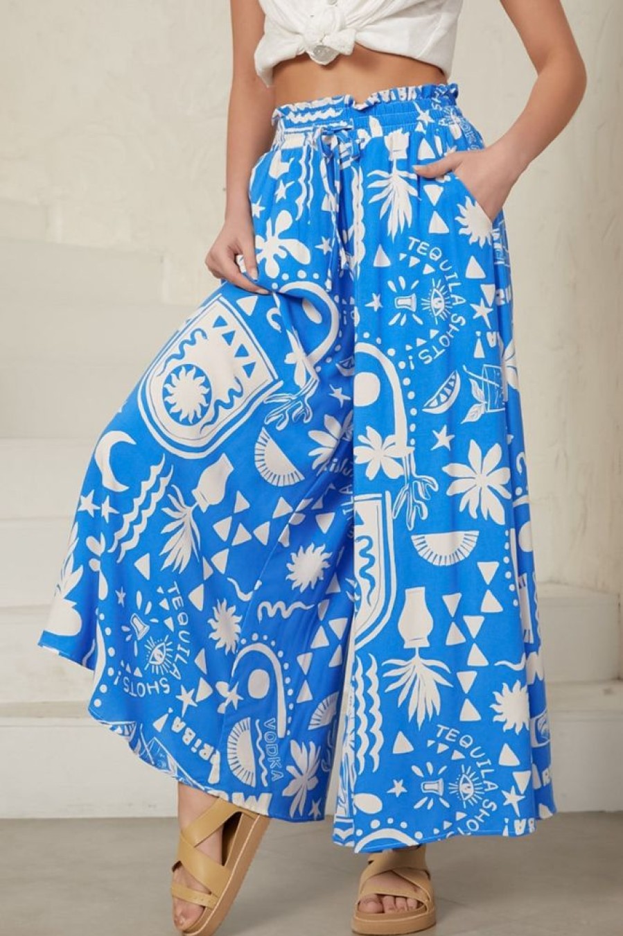 Bottoms Salty Crush | Mezza Pants - Morelia Print