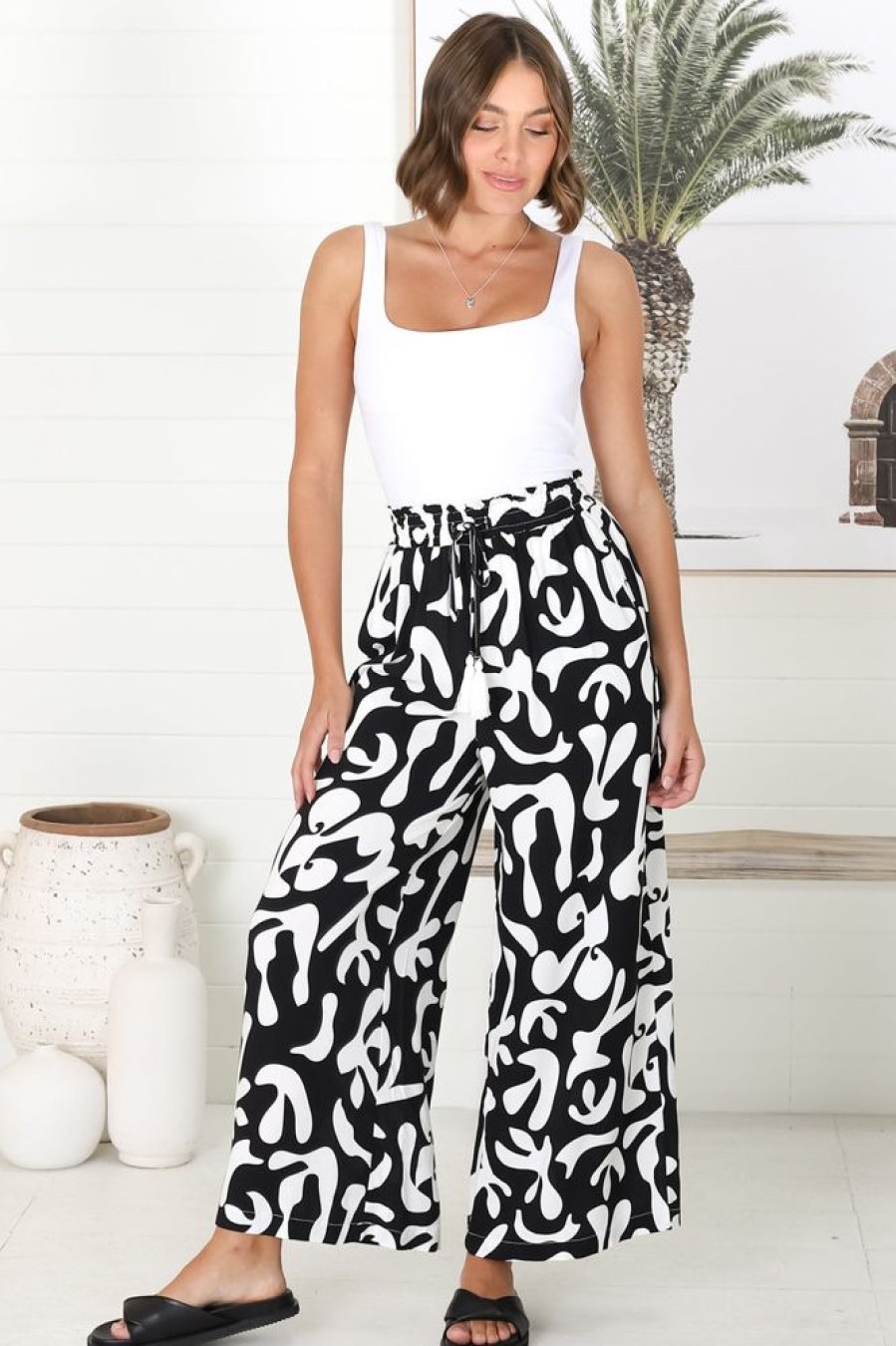 Bottoms Salty Crush | Jaxie Pants - Black