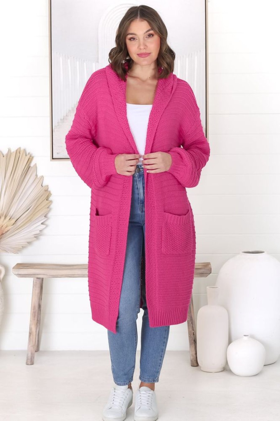 Jackets/Knitwear Salty Crush | Cidahlia Cardigan - Pink