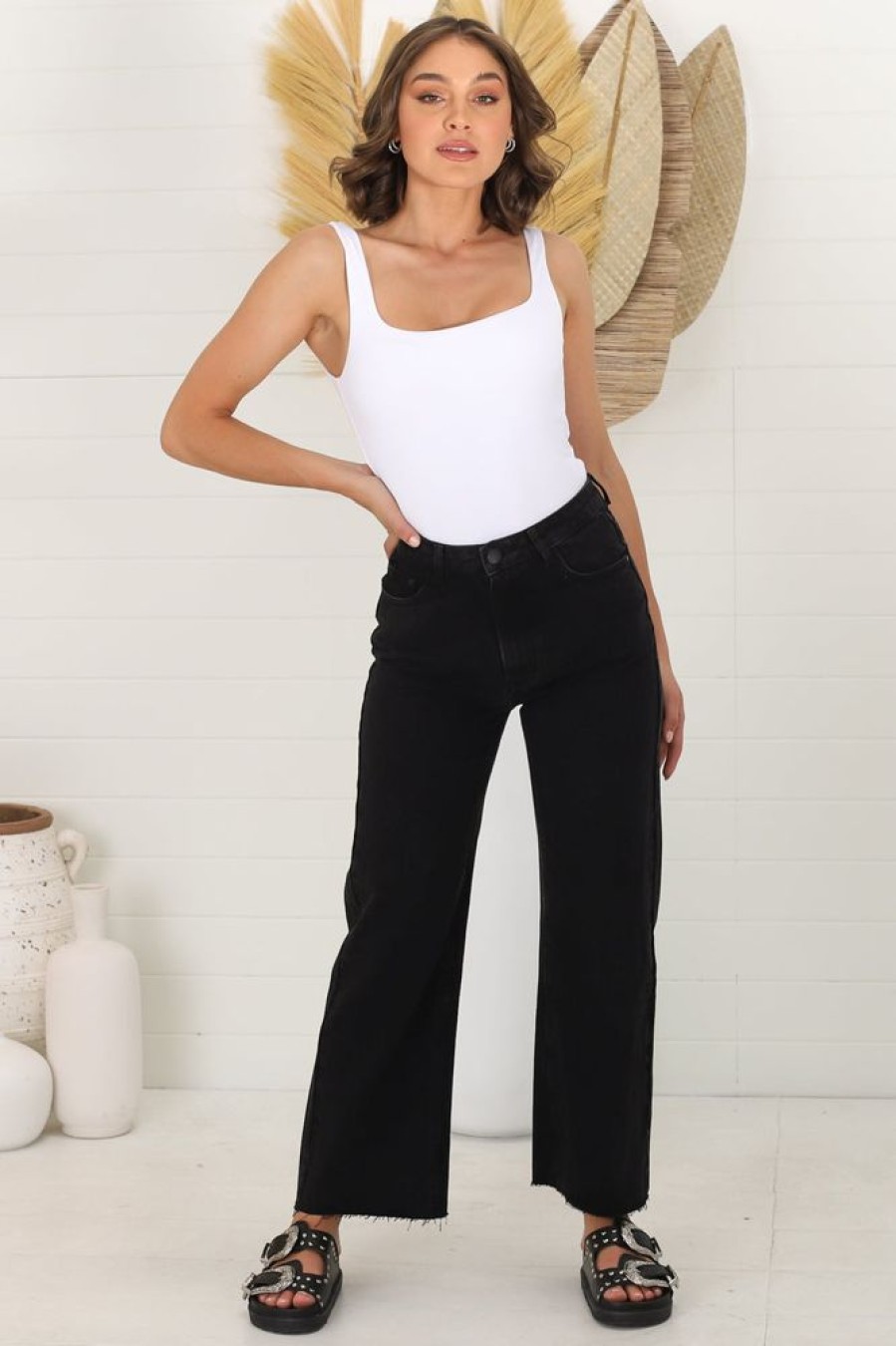Bottoms Salty Crush | Alro Jeans - Black