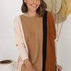 Jackets/Knitwear Salty Crush | Terah Jumper - Camel