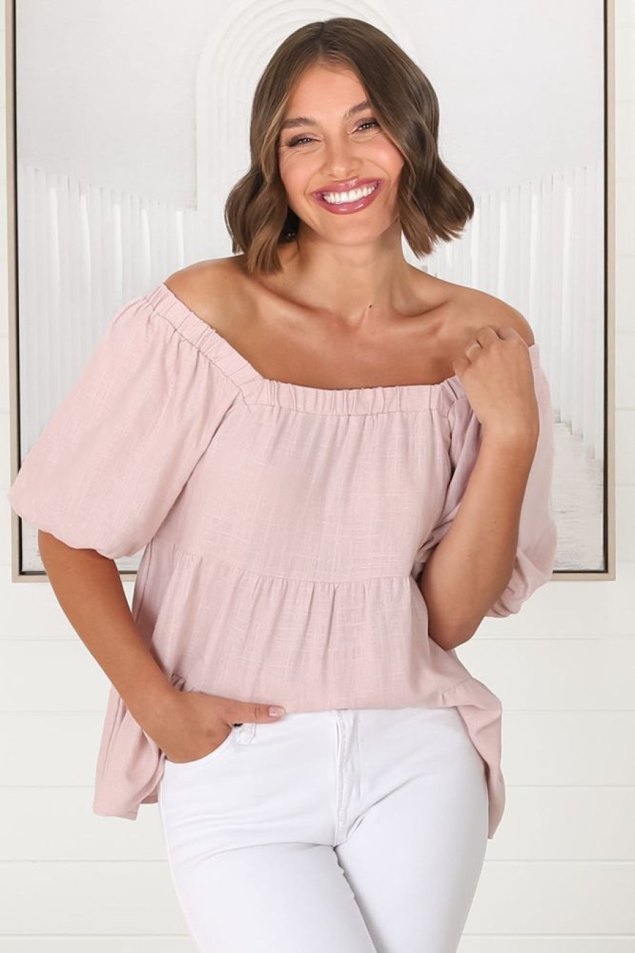 Tops Salty Crush | Harlen Top - Pink