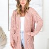 Jackets/Knitwear Salty Crush | Viola Cardigan - Blush