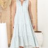 Dresses Salty Crush | Acelle Midi Dress - Green