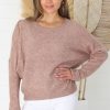 Jackets/Knitwear Salty Crush | Joanne Knit Top - Light Mauve