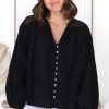 Tops Salty Crush | Eloah Top - Black