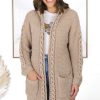 Jackets/Knitwear Salty Crush | Moritz Cardigan - Tan