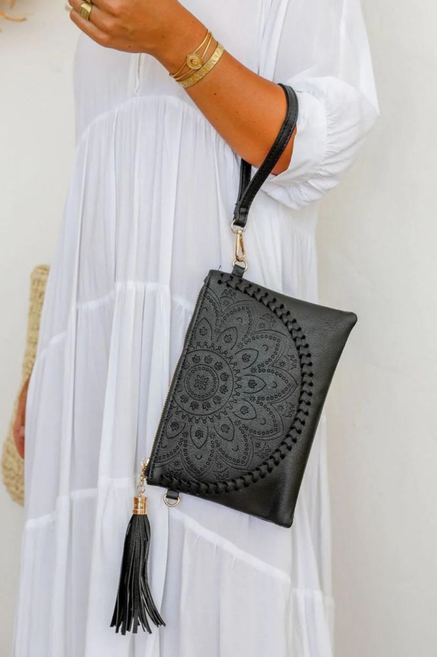 Accessories Salty Crush | Satina Bag - Black