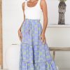 Bottoms Salty Crush | Korbella Maxi Skirt - Lime