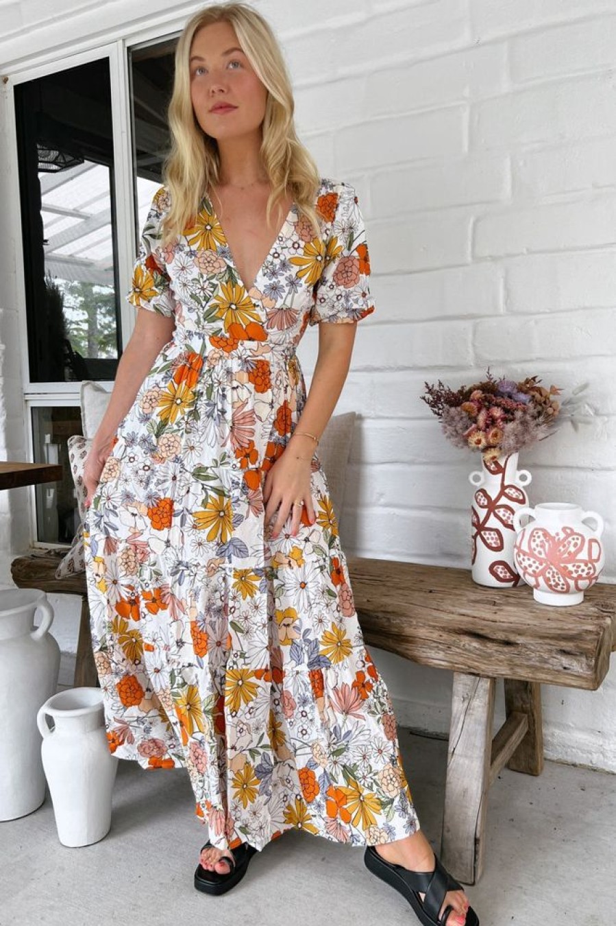 Dresses jaase | Maddi - Dalilah Wrap Maxi Dress
