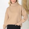 Jackets/Knitwear Salty Crush | Darcey Jumper - Camel