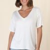 Tops Salty Crush | Madi T-Shirt - White