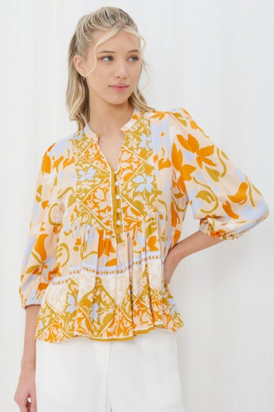 Tops Salty Crush | Justine Blouse
