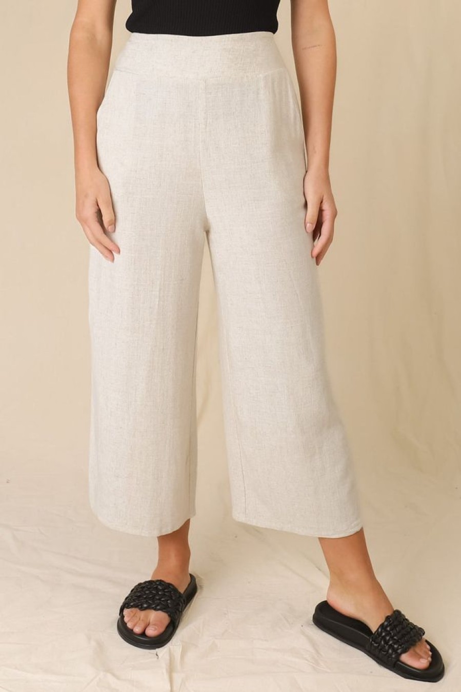 Bottoms Salty Crush | Wyatt Pants - Oat