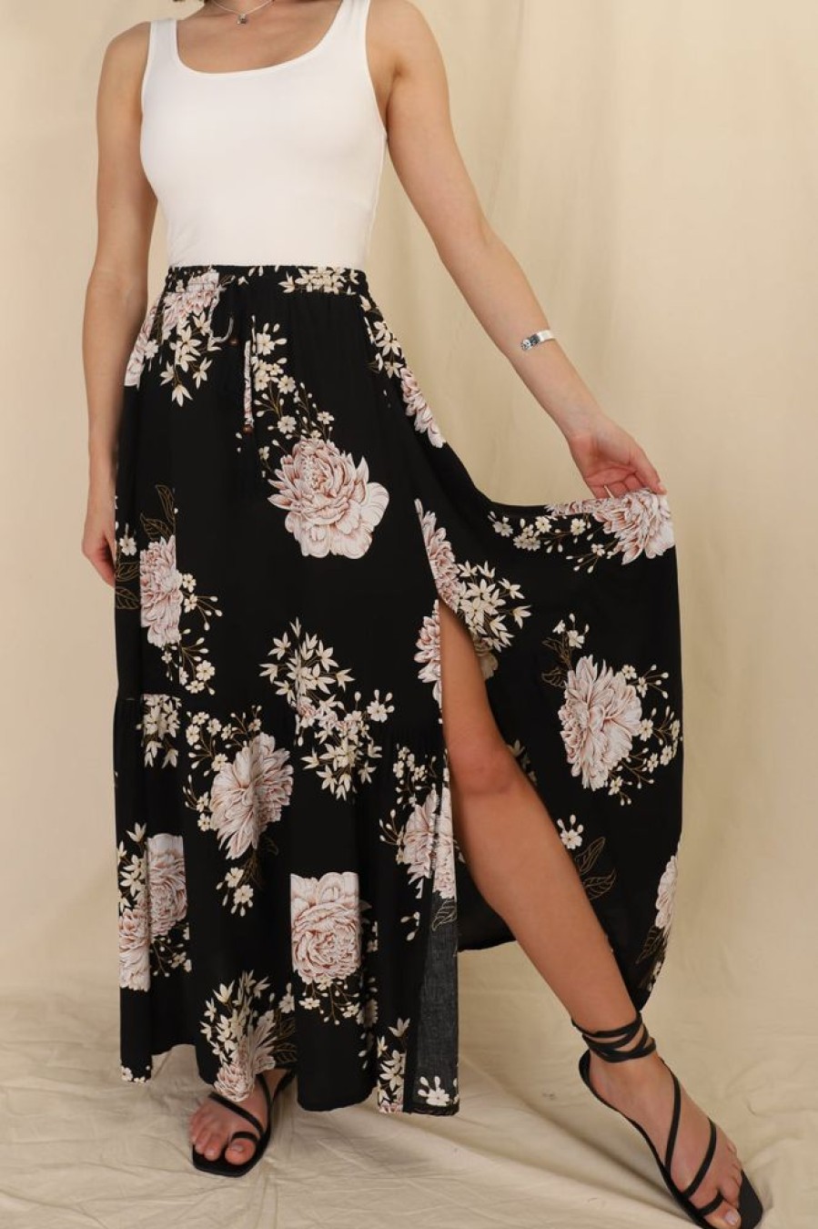 Bottoms Salty Crush | Leyla Maxi Skirt