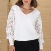 Jackets/Knitwear Salty Crush | Romina Jumper - White