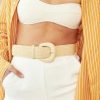 Accessories ANGELS WHISPER | Eudice Straw Belt - Beige