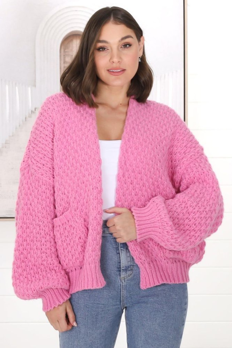 Jackets/Knitwear Salty Crush | Savoir Cardigan - Pink